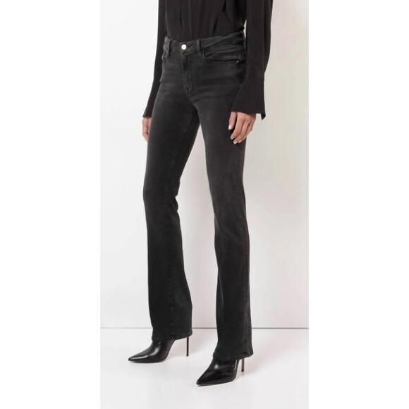 Frame Denim Black Boot Cut Jeans - Picture 1 of 11